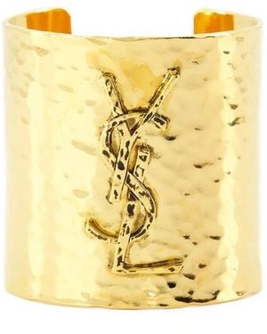 Saint Laurent Cuff Bracelet - Yellow