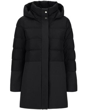 Herno A-Shape Down Jacket With Panels - Black