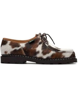 Paraboot Michael Goat Skin Derby Shoes - Brown