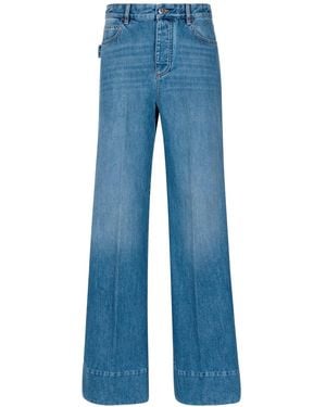 Bottega Veneta Wide Leg Jeans For - Blue