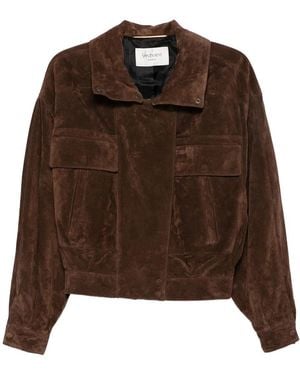 Saint Laurent Vintage Suede Leather Jacket - Brown