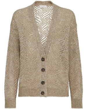 Brunello Cucinelli Cardigan - Natural