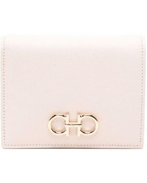 Ferragamo The Gancini Bifold Wallet Accessories - Pink