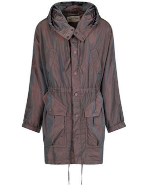 Dries Van Noten Voxer Parka Jacket - Grey