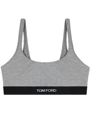 Tom Ford Modal Signature Bralette - Grey