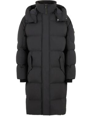 Moose Knuckles Everest Long Puffer Jacket - Black