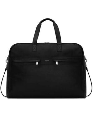 Saint Laurent Maxi Top-Handle Duffel Bag - Black