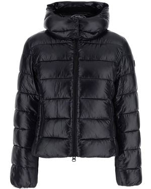 Save The Duck Cosmary Lacquered-look Down Jacket - Black