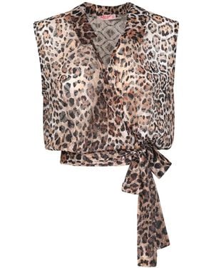 PIN UP Crossover Top Wild - Brown