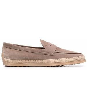 Tod's Suede Loafers - Pink