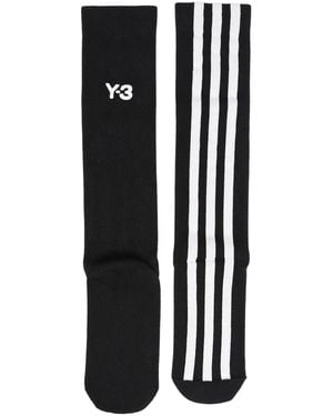 Y-3 3-Stripe Socks - Black
