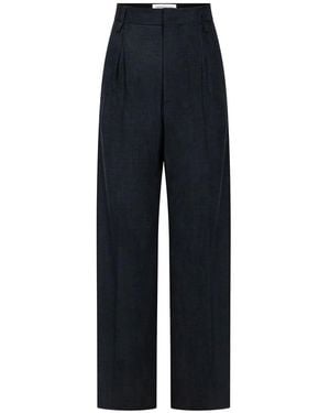 Victoria Beckham Pantaloni Sartoriali "Ethel" - Blue