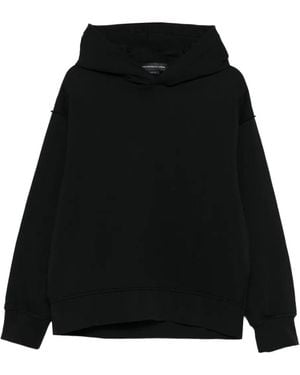 FEDERICO CINA Tortellino Recipe Cotton Hoodie - Black
