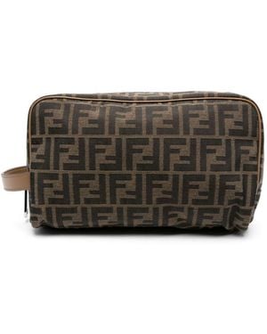 Fendi Ff Toiletry Case - Grey