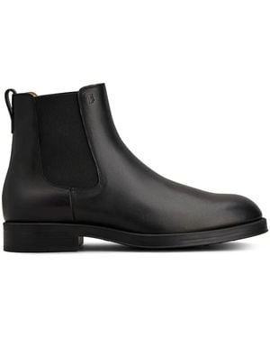Tod's Leather Chelsea Boots - Black