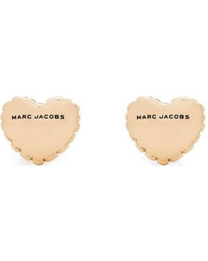 Marc Jacobs The Heart Balloon Stud Earrings - Natural