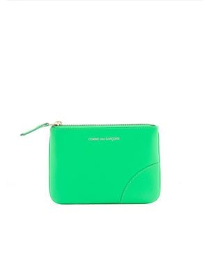 Comme des Garçons Classic Wallet With Zip Accessories - Green