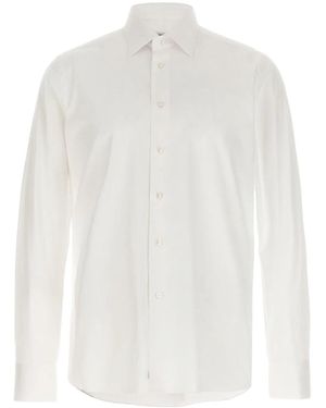 Borriello Cotton Twill Shirt - White