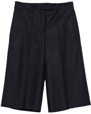 Incotex Iola Tailored Shorts With Pleats - Blue