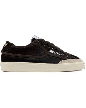 Autry Windscape Low Sneakers With Pony-Hair Effect - Black