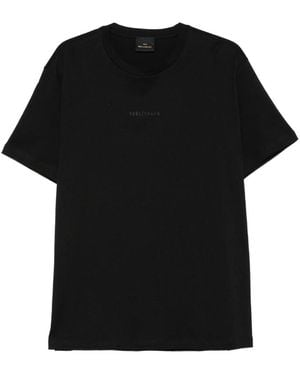 Paul & Shark Crew Neck T-Shirts - Black