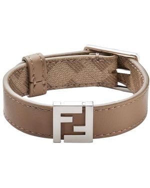 Fendi Logo Bracelet - White