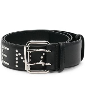 Givenchy Leather Belt With Studs - Black