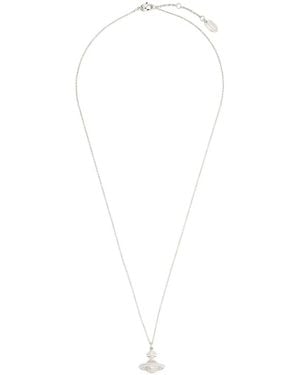 Vivienne Westwood Grace Small Pendant Necklace - White