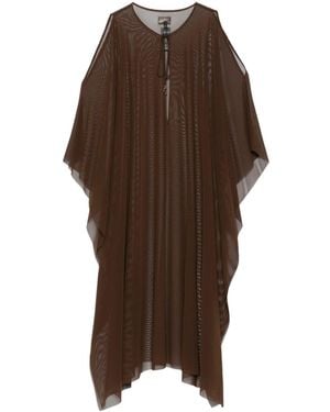 Fisico Semi-transparent Kaftan - Brown