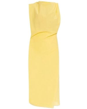 Jacquemus The Drap Dress - Yellow