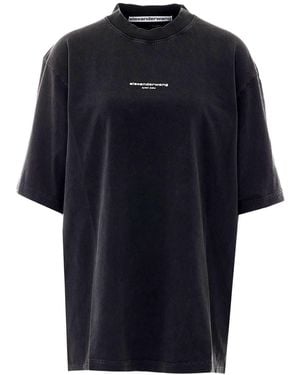 Alexander Wang Printed Logo T-shirt - Blue