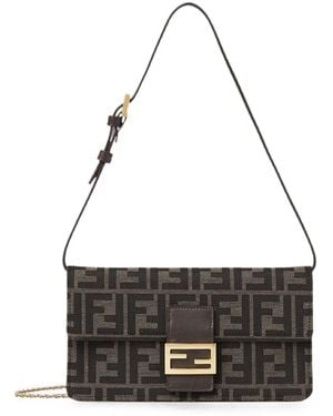 Fendi Wallet On Chain Tube - White