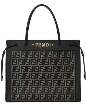 Fendi Magic Shopper Large Shopper - Black