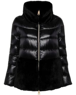 Herno Faux Fur Jacket - Black