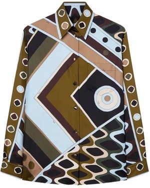 PUCCI Silk Printed Blouse - Black