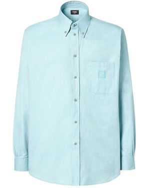 Fendi Tiffany Oxford Shirt - Blue