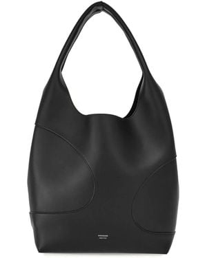 Ferragamo Cut-out Hobo Bags - Black