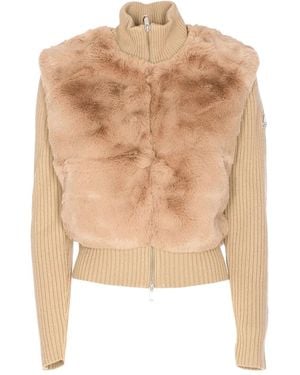 Moose Knuckles Maglia Dua Bunny Con Collo Alto - Neutro
