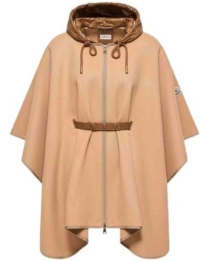 Moncler Padded Cape - Natural