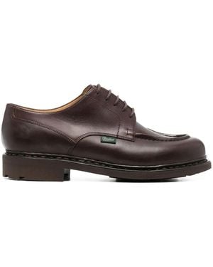 Paraboot Chambord Smooth Leather Derby Shoes - Brown
