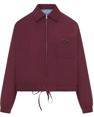 Prada Zippered Light Jacket - Purple