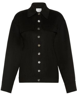 Sportmax Shaped Coat - Black