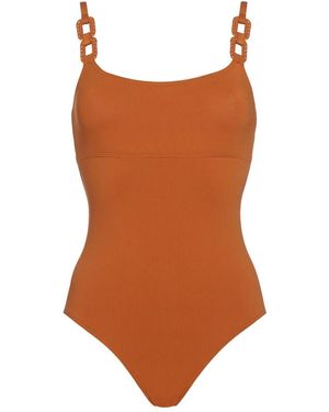 Eres Cotier One-Piece Tank Swimsuit For - Brown