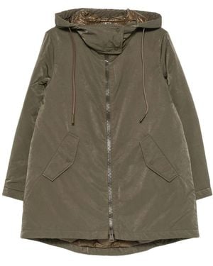 Herno Padded Parka With Hood - Green