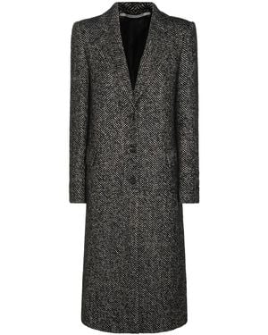 Tagliatore Amanda Houndstooth Coat - Black