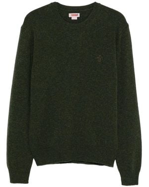 Baracuta Shetland Wool Jumper - Green