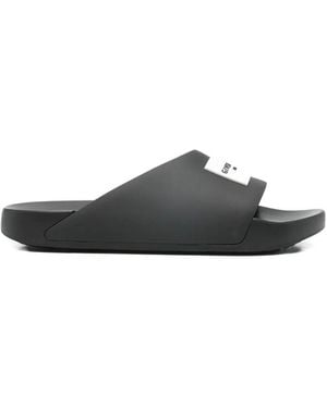 Givenchy Asymmetric Rubber Sandals - White