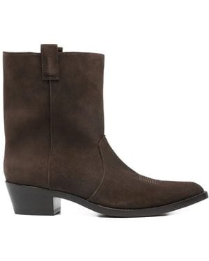 KHAITE Clive Ankle Boot 35 - Brown