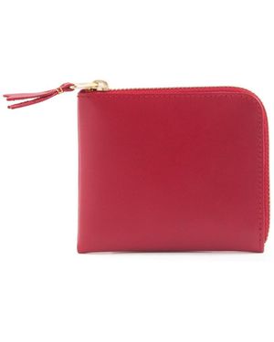 Comme des Garçons Wallet Double-Sided Zipper Classic Wallet - Red