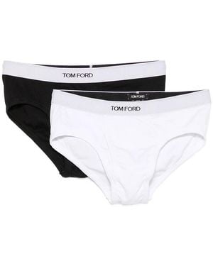 Tom Ford Pack Of 2 Briefs - White